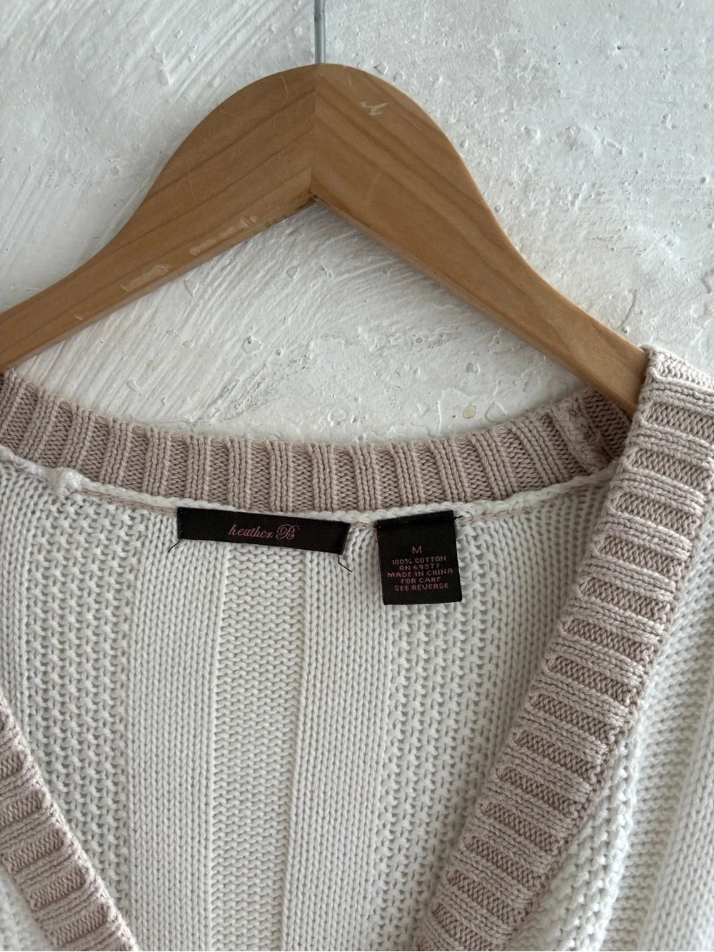Y2K vintage knit corded cardigan